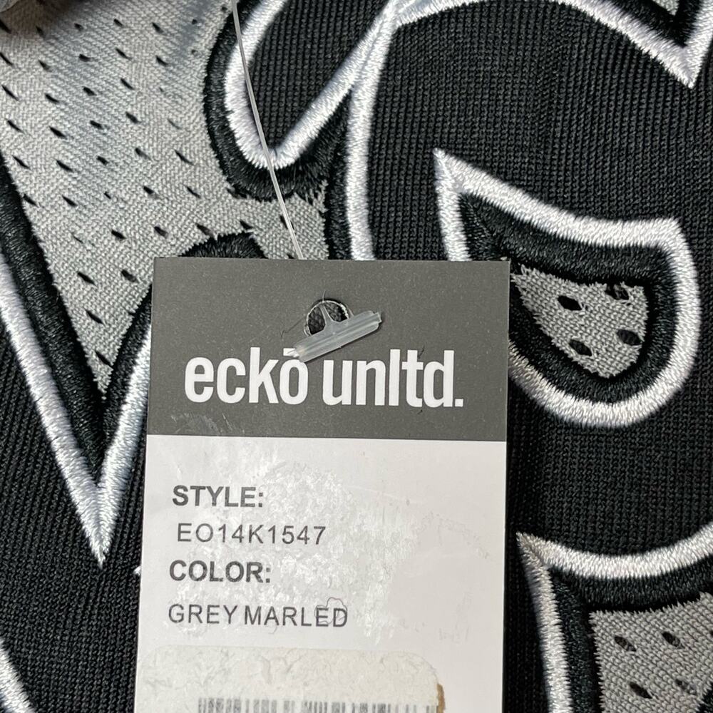 ECKO UNLTD. Mens Activewear Shirt Size L Gray Black Grey Marled - Picture 8 of 12